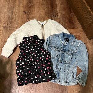 Girls 7-8 Jacket Bundle - 3 total